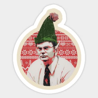 the office- funny christmas Sticker